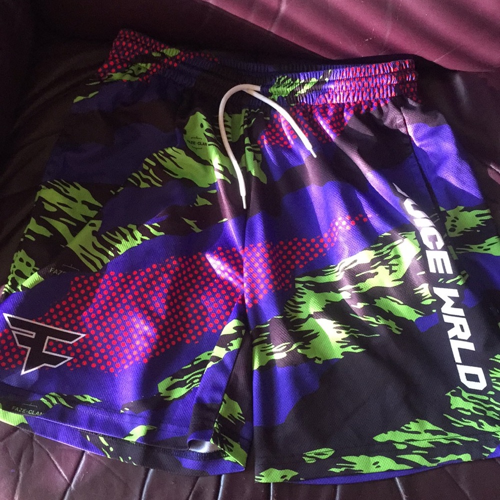 Juice wrld faze clan shorts